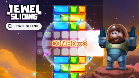 اسکرین شات بازی Jewel Sliding® - Block Puzzle 2