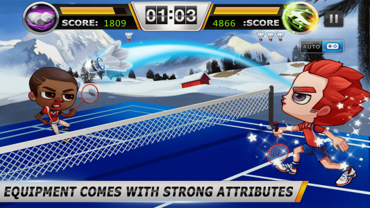 اسکرین شات بازی Badminton 3D 5