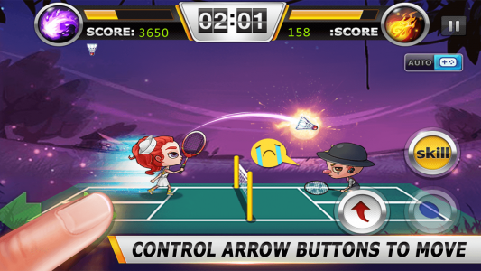 اسکرین شات بازی Badminton 3D 4