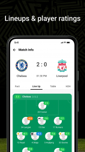 اسکرین شات برنامه Football Score 4