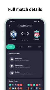 اسکرین شات 3 برنامه Football Score