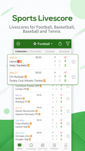 اسکرین شات 2 برنامه Goaloo - Live Sports Scores
