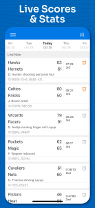 اسکرین شات 2 برنامه Superfan Sports Pro Basketball