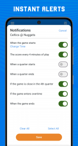 اسکرین شات برنامه Superfan Sports Pro Basketball 6