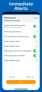 اسکرین شات 6 برنامه Superfan Sports Pro Basketball