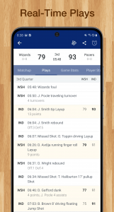 اسکرین شات برنامه Scores App: for NBA Basketball 2