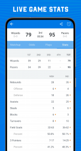 اسکرین شات برنامه Superfan Sports Pro Basketball 4