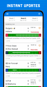 اسکرین شات 2 برنامه Superfan: College Football