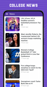 اسکرین شات 8 برنامه Women's College Basketball