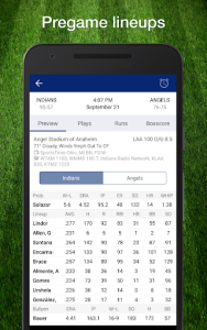 اسکرین شات برنامه Baseball MLB 2018 Live Scores, Stats, & Schedules 4