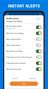 اسکرین شات 5 برنامه Superfan Sports: Pro Hockey