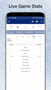 اسکرین شات برنامه Hockey NHL Live Scores, Stats & Schedules 3
