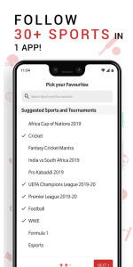اسکرین شات 7 برنامه Sportskeeda Live Cricket Score