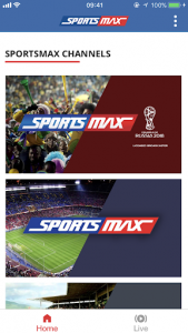 اسکرین شات برنامه SportsMax 1