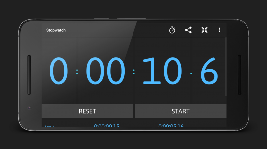 اسکرین شات 1 برنامه Multi Stopwatch and Timer Plus