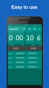 اسکرین شات برنامه Stopwatch and Timer 4