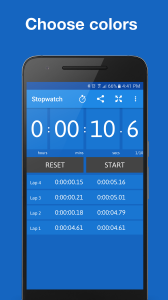 اسکرین شات برنامه Stopwatch and Timer 5