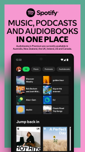 اسکرین شات 1 برنامه موزیک اسپاتیفای (Spotify)