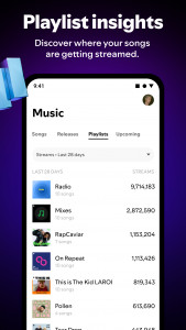 اسکرین شات 8 برنامه Spotify for Artists