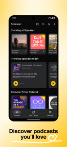 اسکرین شات برنامه Spreaker Podcasts 2
