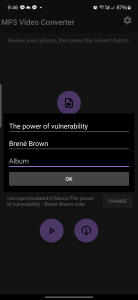 اسکرین شات 5 برنامه MP3 Video Converter
