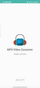 اسکرین شات 1 برنامه MP3 Video Converter