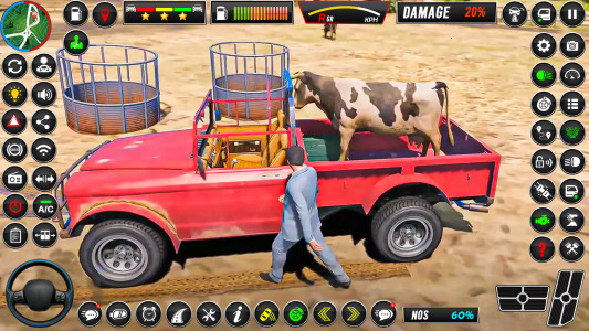 اسکرین شات بازی US Truck Driving Animal games 7