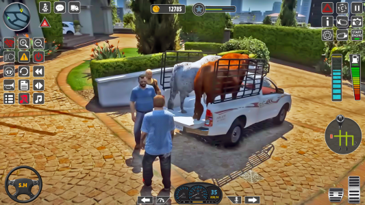 اسکرین شات بازی US Truck Driving Animal games 5