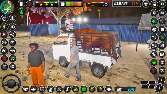 اسکرین شات بازی US Truck Driving Animal games 4