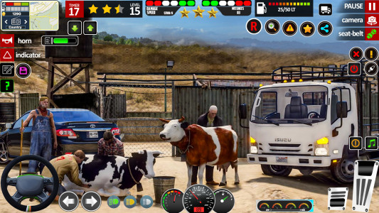 اسکرین شات بازی US Truck Driving Animal games 1