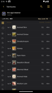 اسکرین شات 3 برنامه FINAL FANTASY XIV Companion