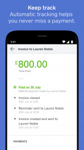اسکرین شات برنامه Square Invoices 5