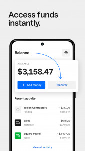 اسکرین شات 3 برنامه Square Point of Sale: Payment