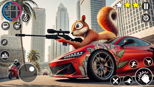اسکرین شات 3 بازی Squirrel Family 3D Gun Master
