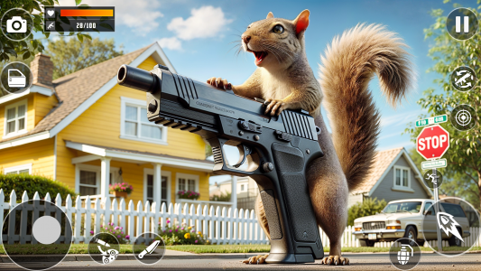 اسکرین شات 1 بازی Squirrel Family 3D Gun Master