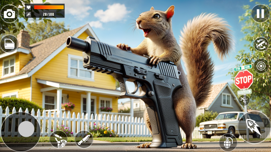 اسکرین شات بازی Squirrel Family 3D Gun Master 1