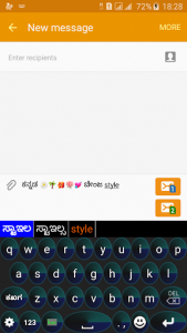 اسکرین شات برنامه EazyType Kannada Keyboard Emoji & Stickers Gifs 2