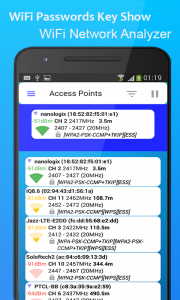 اسکرین شات 2 برنامه Wifi Password Key Show Connect