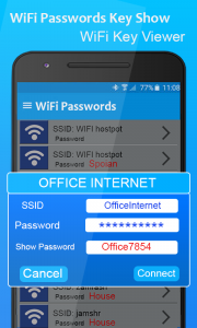 اسکرین شات برنامه Wifi Password Key Show Connect 3