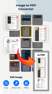 اسکرین شات 2 برنامه JPG to PDF Converter, PDFTools