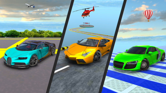 اسکرین شات 4 بازی Car Stunt Game: GT Ramp Stunts