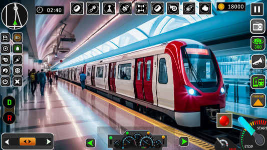 اسکرین شات 2 بازی City Train Simulator Games 3D