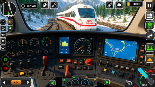 اسکرین شات 1 بازی City Train Simulator Games 3D