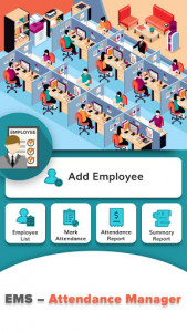 اسکرین شات برنامه EMS – Attendance Manager 1