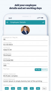 اسکرین شات برنامه EMS – Attendance Manager 3