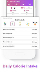 اسکرین شات برنامه BMI Calculator – Calorie Burn Calculator 3