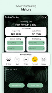 اسکرین شات برنامه Fasting Hours Tracker - Fast Timer 3