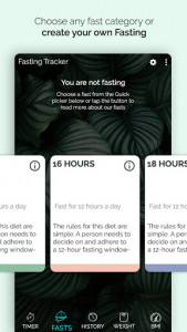 اسکرین شات برنامه Fasting Hours Tracker - Fast Timer 4
