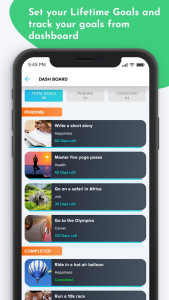 اسکرین شات برنامه Life Goals – My Goal Planner & 5