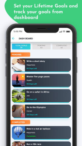 اسکرین شات 5 برنامه Life Goal Planner &Affirmation